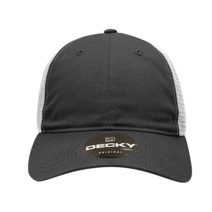 Decky 120 Relaxed Trucker Hats Low Profile 6 Panel Curved Bill Baseball Caps Wholesale