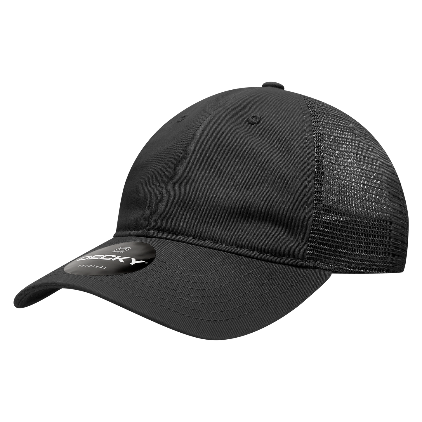 Decky 120 Relaxed Trucker Hats Low Profile 6 Panel Curved Bill Baseball Caps Wholesale