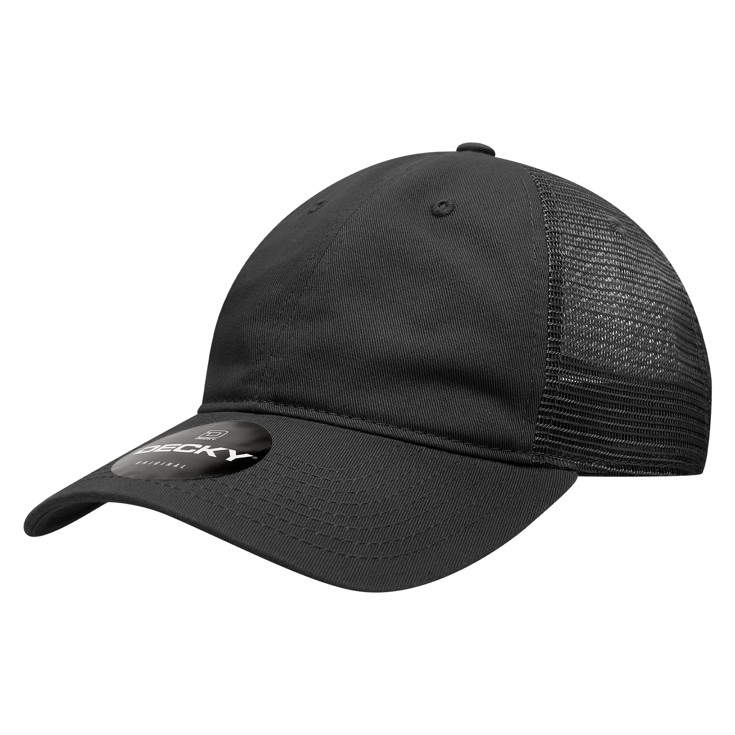 Decky 120 Relaxed Trucker Hats Low Profile 6 Panel Curved Bill Baseball Caps Wholesale