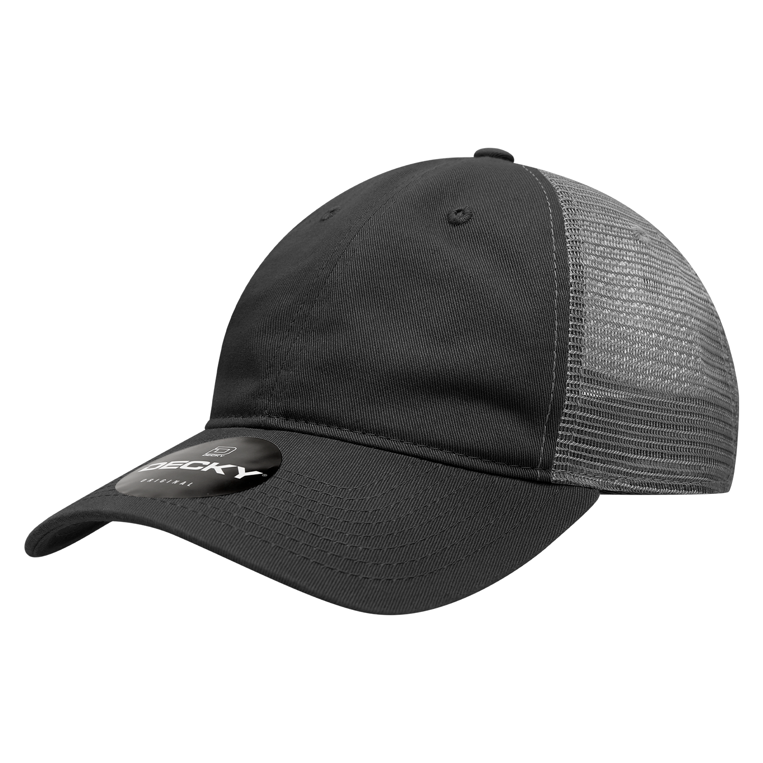 Decky 120 Relaxed Trucker Hats Low Profile 6 Panel Curved Bill Baseball Caps Wholesale