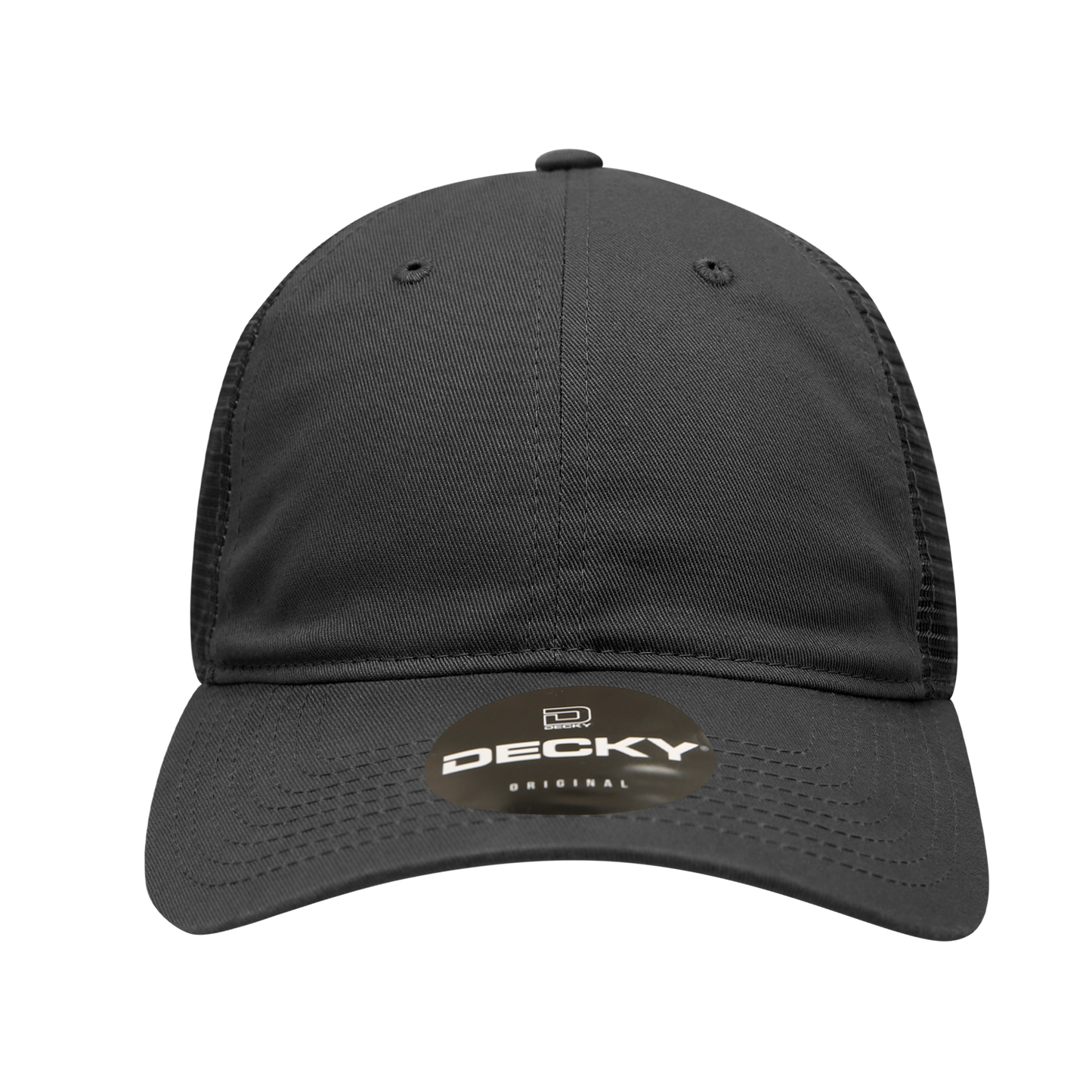 Decky 120 Relaxed Trucker Hats Low Profile 6 Panel Curved Bill Baseball Caps Wholesale