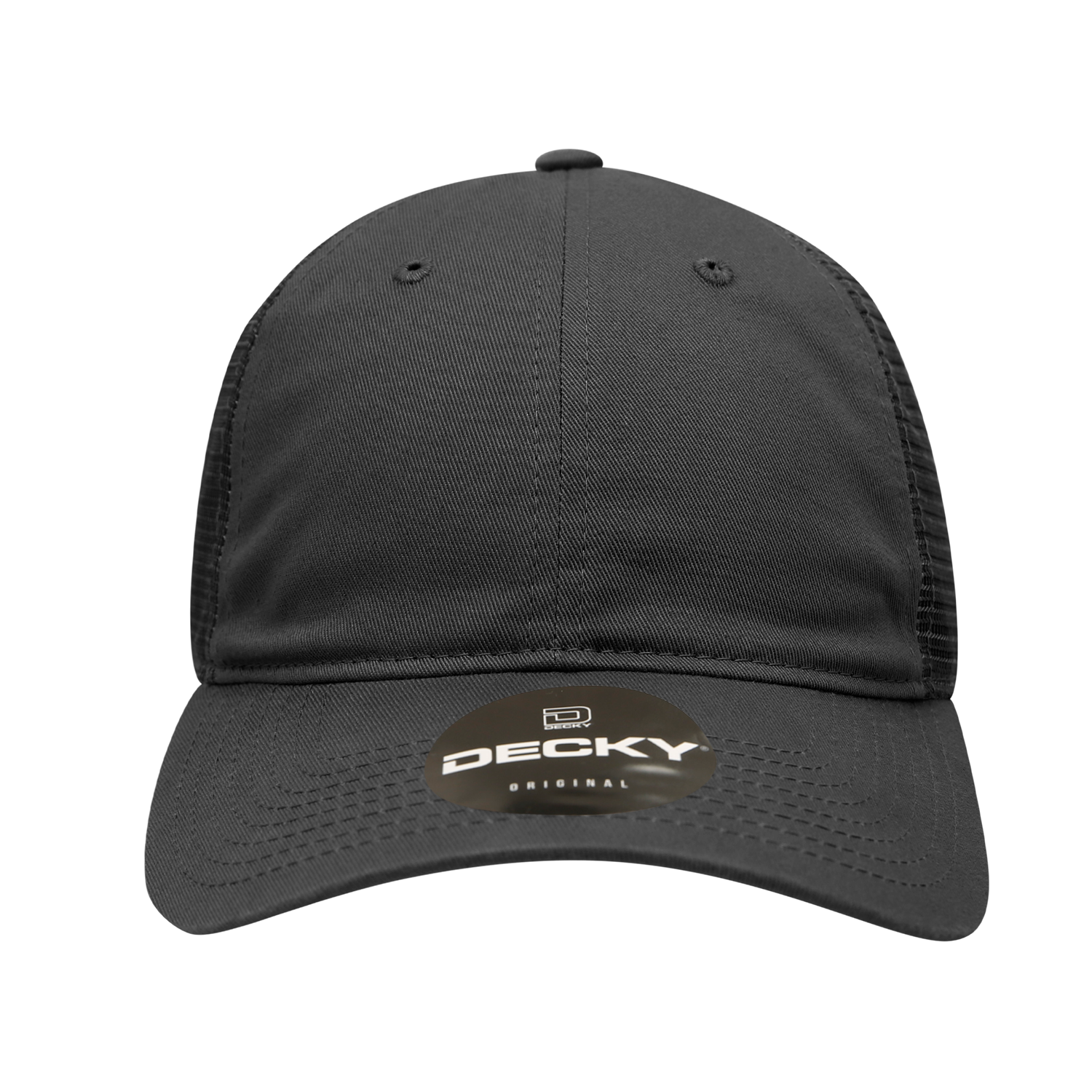 Decky 120 Relaxed Trucker Hats Low Profile 6 Panel Curved Bill Baseball Caps Wholesale
