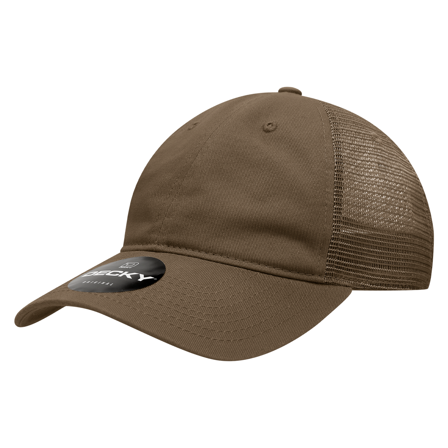 Decky 120 Relaxed Trucker Hats Low Profile 6 Panel Curved Bill Baseball Caps Wholesale