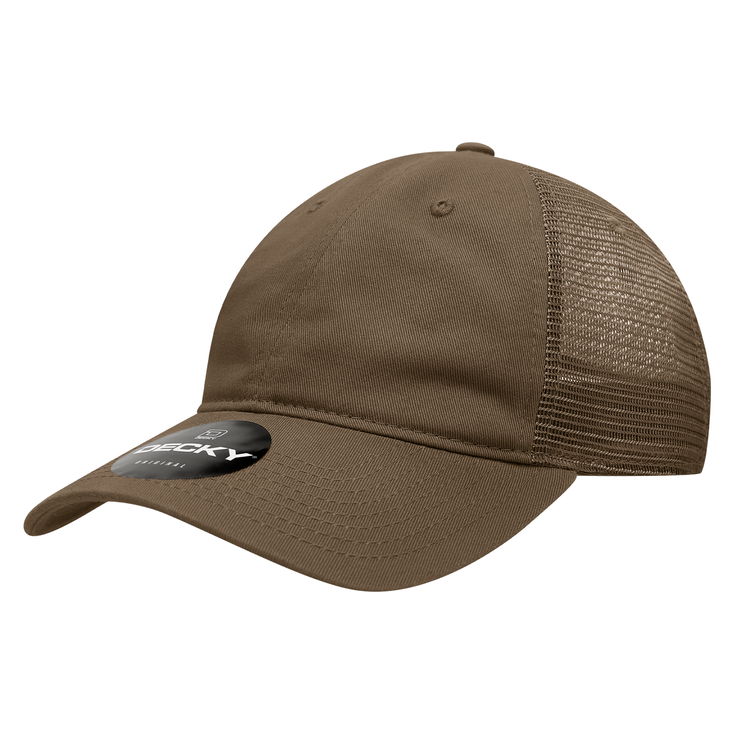 Decky 120 Relaxed Trucker Hats Low Profile 6 Panel Curved Bill Baseball Caps Wholesale