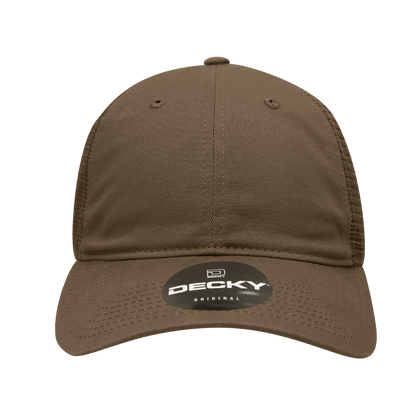 Decky 120 Relaxed Trucker Hats Low Profile 6 Panel Curved Bill Baseball Caps Wholesale