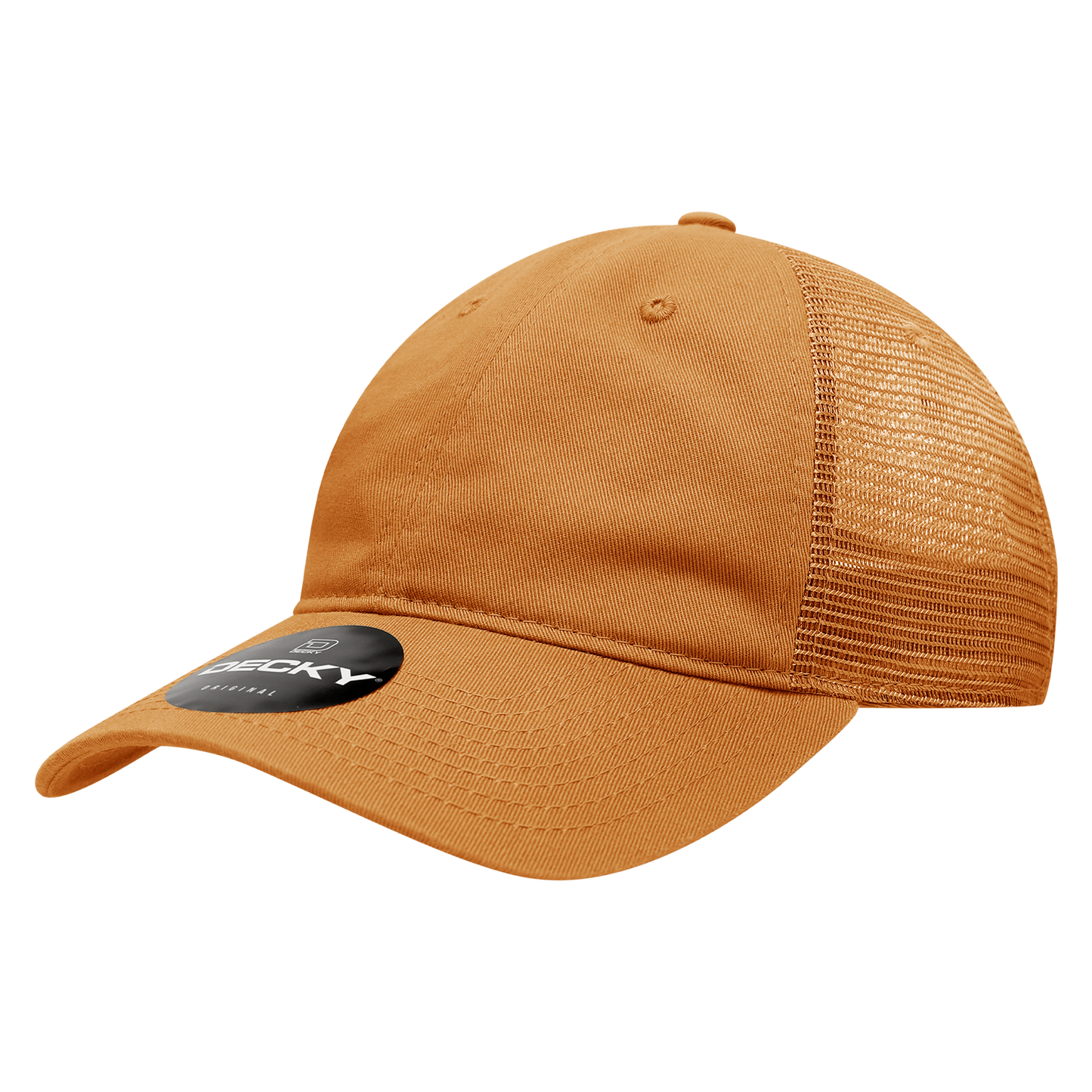 Decky 120 Relaxed Trucker Hats Low Profile 6 Panel Curved Bill Baseball Caps Wholesale