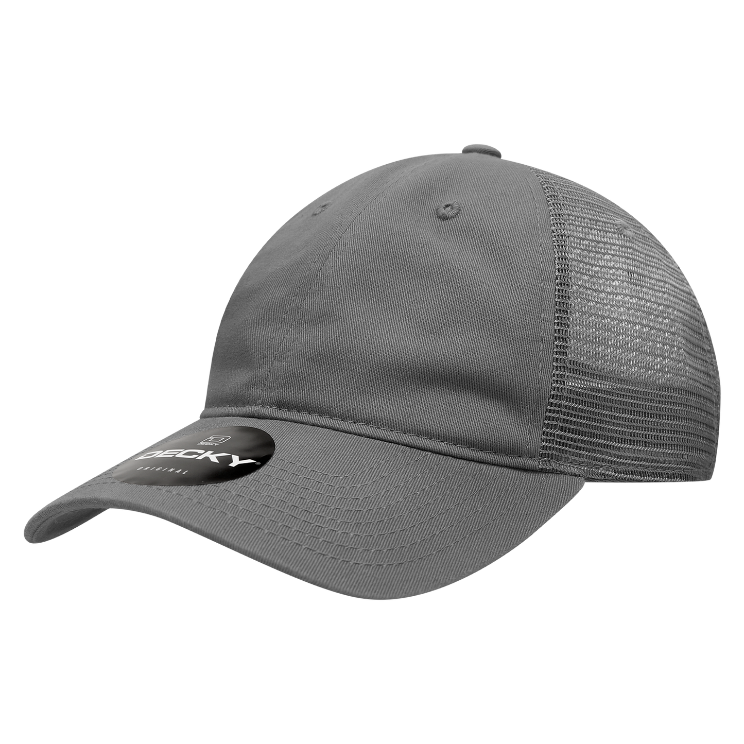Decky 120 Relaxed Trucker Hats Low Profile 6 Panel Curved Bill Baseball Caps Wholesale