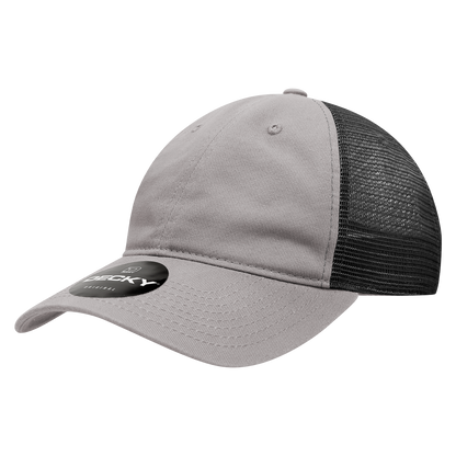 Decky 120 Relaxed Trucker Hats Low Profile 6 Panel Curved Bill Baseball Caps Wholesale