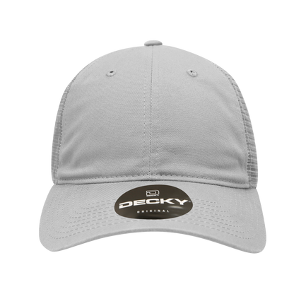 Decky 120 Relaxed Trucker Hats Low Profile 6 Panel Curved Bill Baseball Caps Wholesale