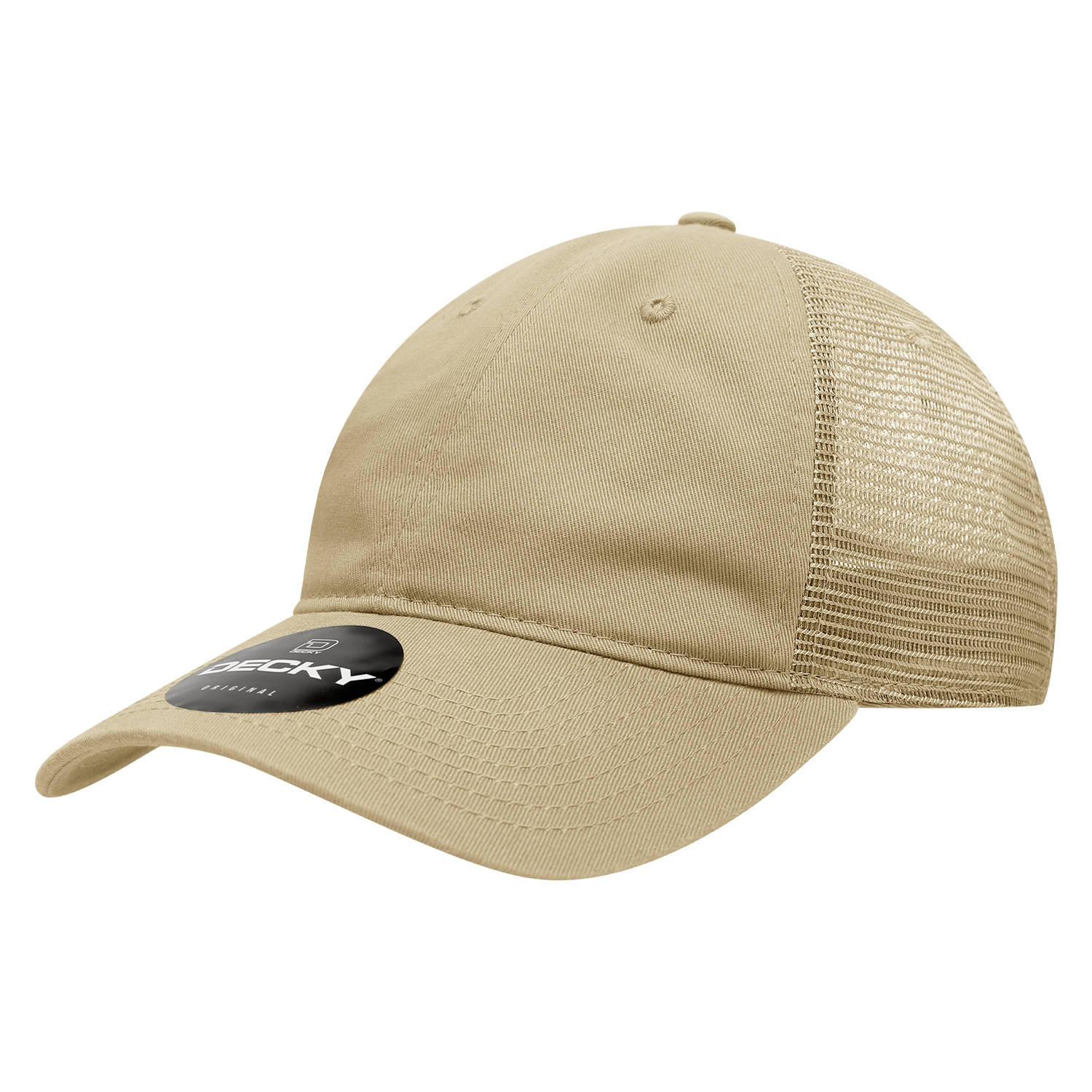 Decky 120 Relaxed Trucker Hats Low Profile 6 Panel Curved Bill Baseball Caps Wholesale
