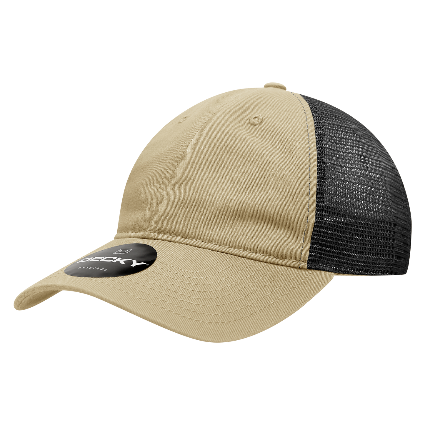 Decky 120 Relaxed Trucker Hats Low Profile 6 Panel Curved Bill Baseball Caps Wholesale