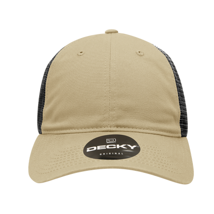Decky 120 Relaxed Trucker Hats Low Profile 6 Panel Curved Bill Baseball Caps Wholesale