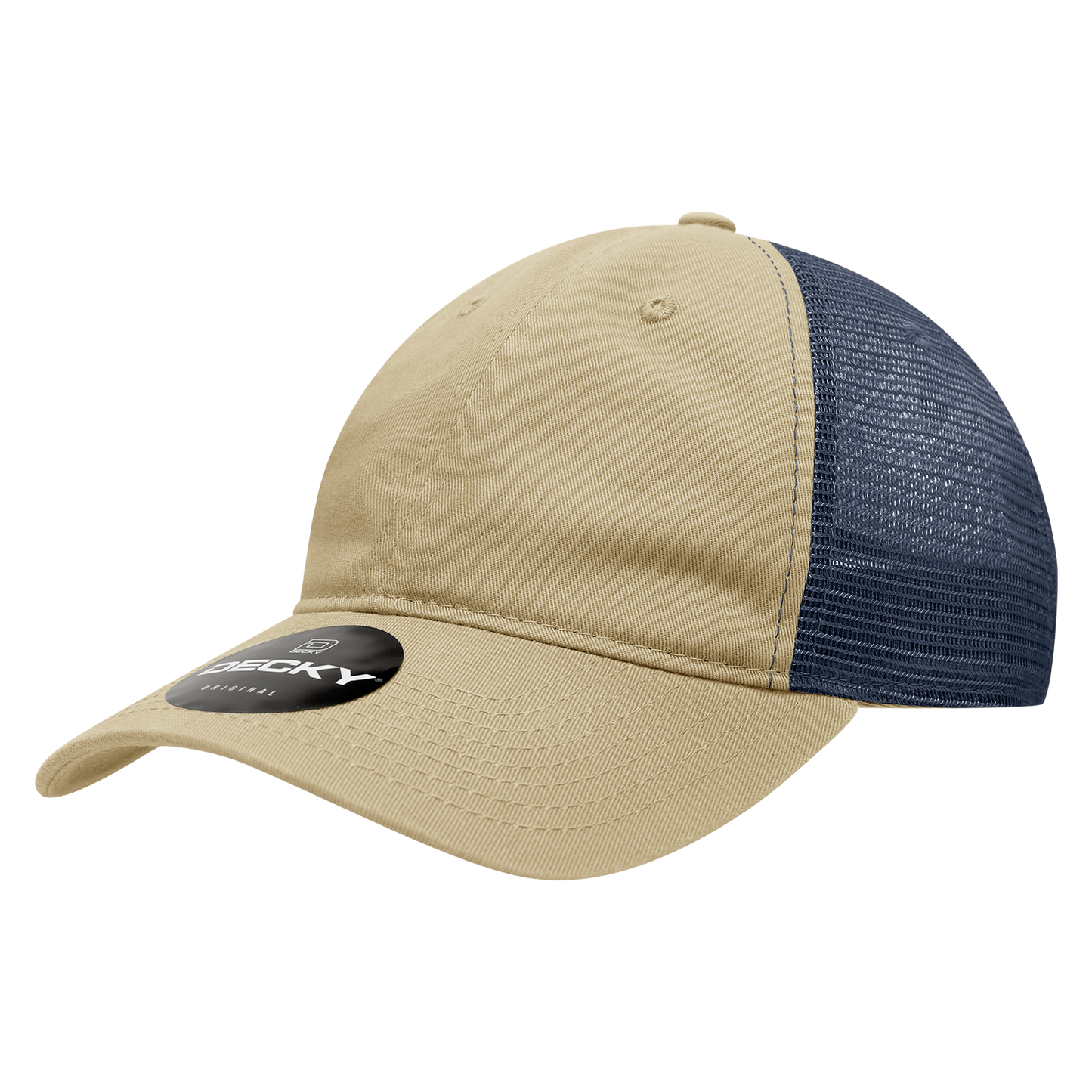 Decky 120 Relaxed Trucker Hats Low Profile 6 Panel Curved Bill Baseball Caps Wholesale