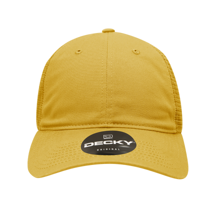 Decky 120 Relaxed Trucker Hats Low Profile 6 Panel Curved Bill Baseball Caps Wholesale