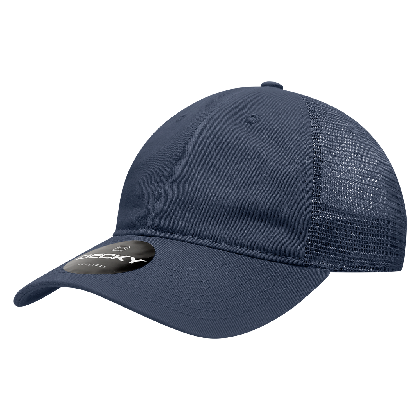 Decky 120 Relaxed Trucker Hats Low Profile 6 Panel Curved Bill Baseball Caps Wholesale