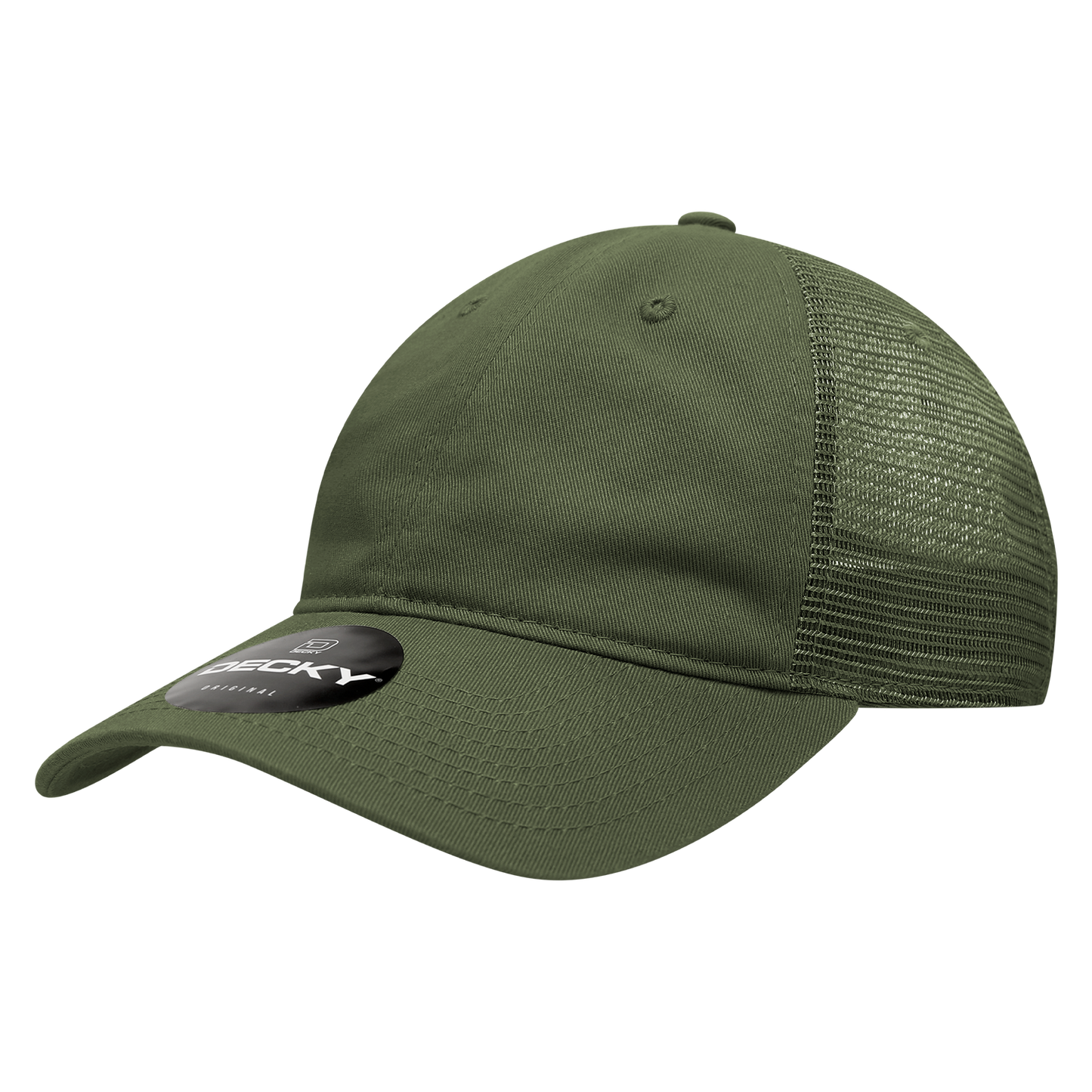 Decky 120 Relaxed Trucker Hats Low Profile 6 Panel Curved Bill Baseball Caps Wholesale