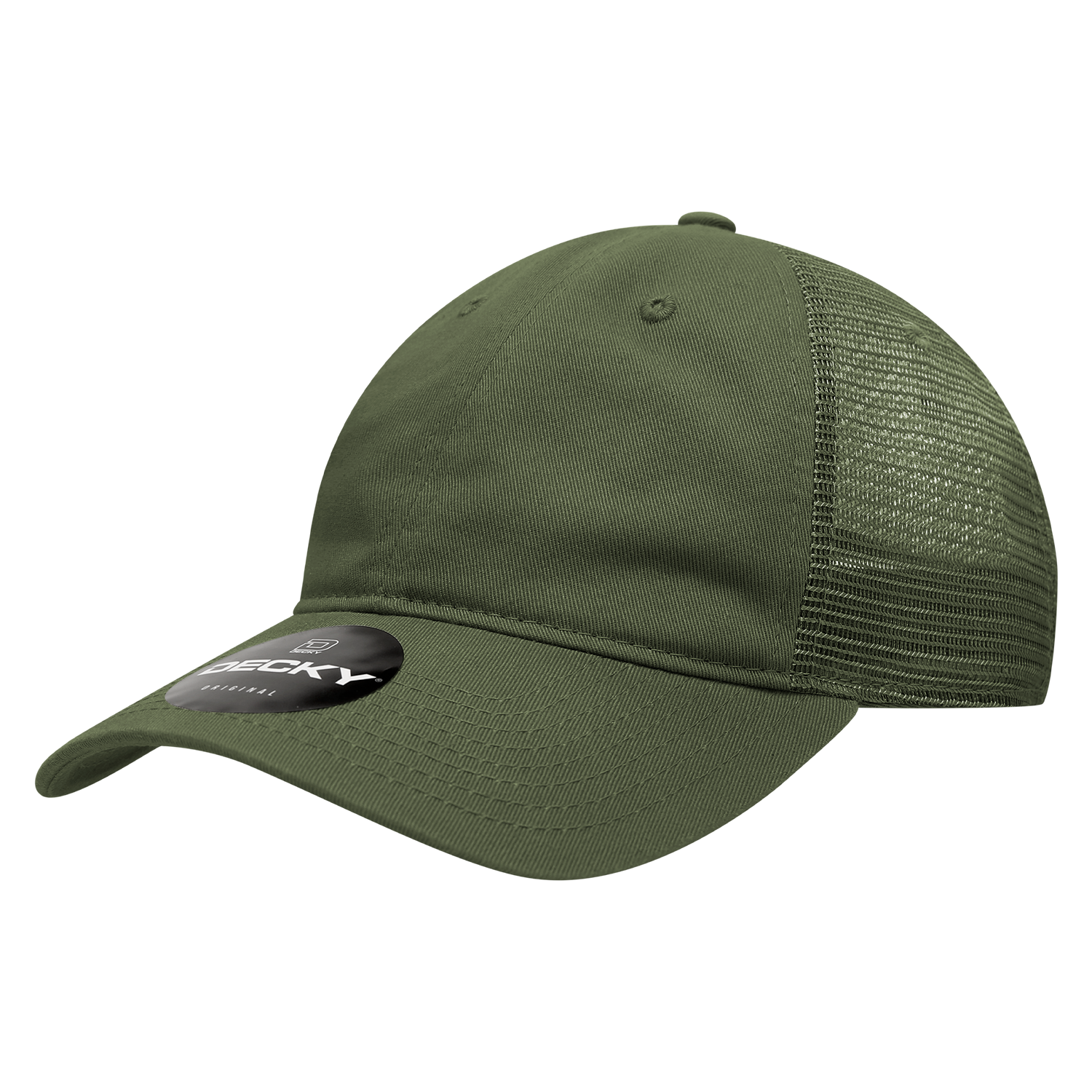 Decky 120 Relaxed Trucker Hats Low Profile 6 Panel Curved Bill Baseball Caps Wholesale