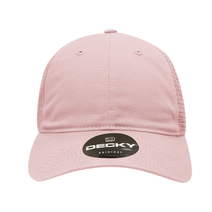 Decky 120 Relaxed Trucker Hats Low Profile 6 Panel Curved Bill Baseball Caps Wholesale