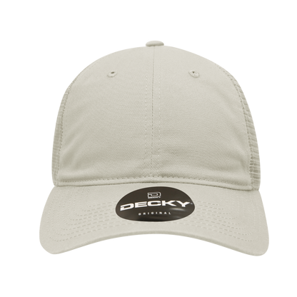 Decky 120 Relaxed Trucker Hats Low Profile 6 Panel Curved Bill Baseball Caps Wholesale