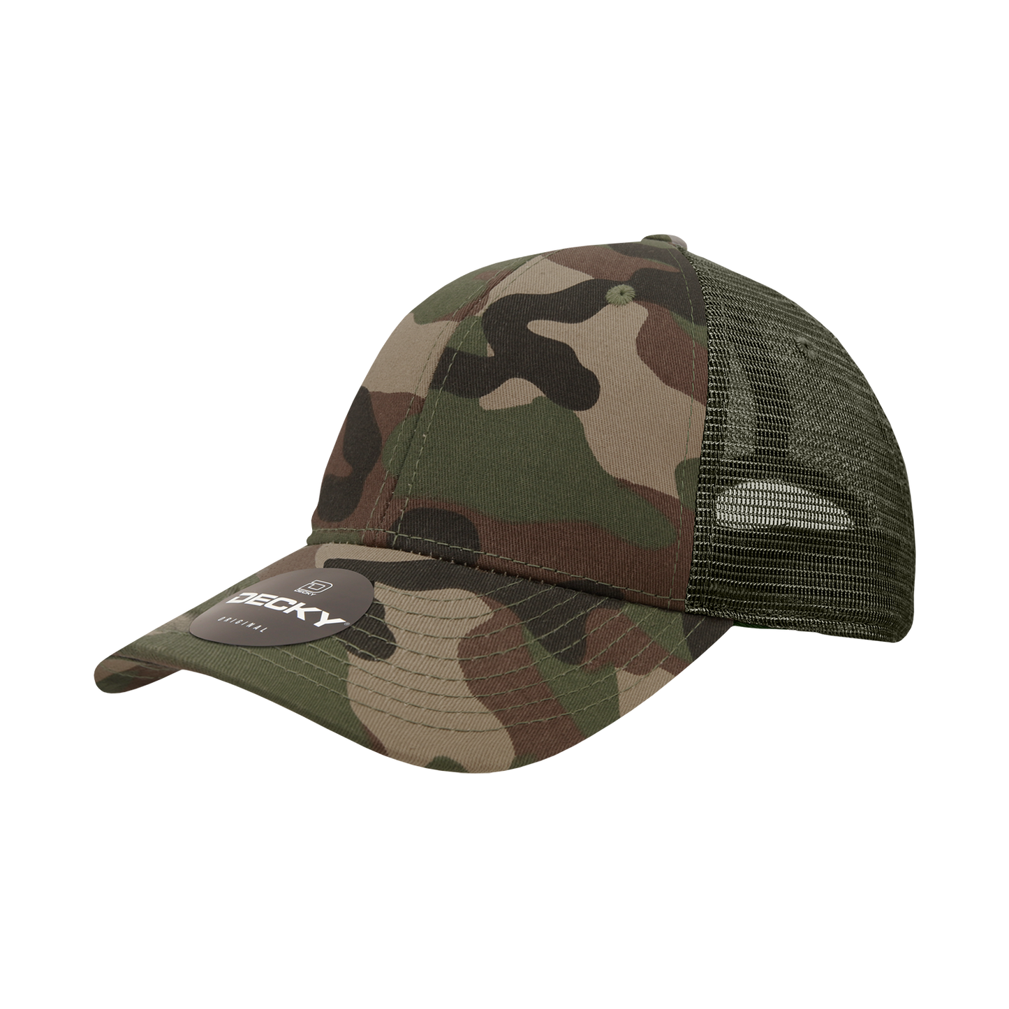 Decky 120 Relaxed Trucker Hats Low Profile 6 Panel Curved Bill Baseball Caps Wholesale