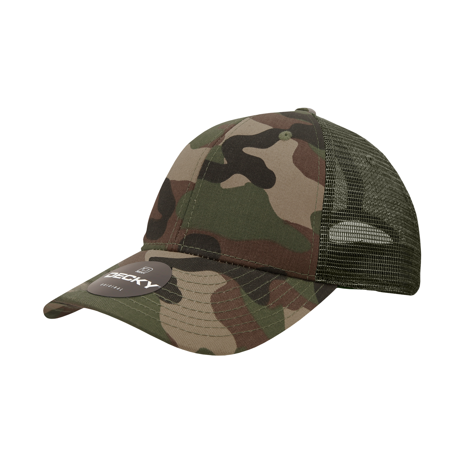 Decky 120 Relaxed Trucker Hats Low Profile 6 Panel Curved Bill Baseball Caps Wholesale