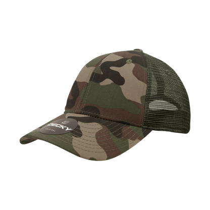 Decky 120 Relaxed Trucker Hats Low Profile 6 Panel Curved Bill Baseball Caps Wholesale