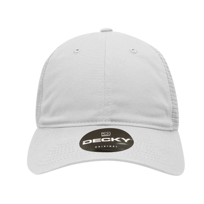 Decky 120 Relaxed Trucker Hats Low Profile 6 Panel Curved Bill Baseball Caps Wholesale