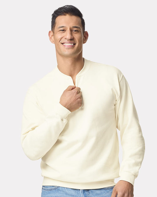 Gildan SF008 Unisex Softstyle® Midweight Quarter-Zip Sweatshirt - Star Hats & Embroidery