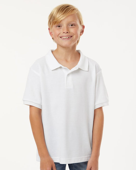AllPro 62800Y Youth Pique Polo - Star Hats & Embroidery