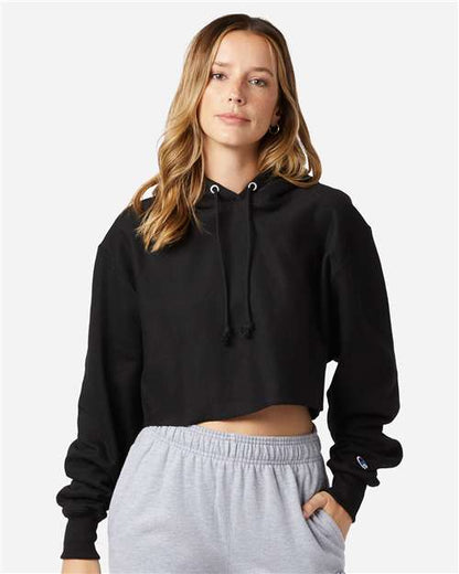 Champion RW01W Women's Reverse Weave® Hooded Cropped Sweatshirt