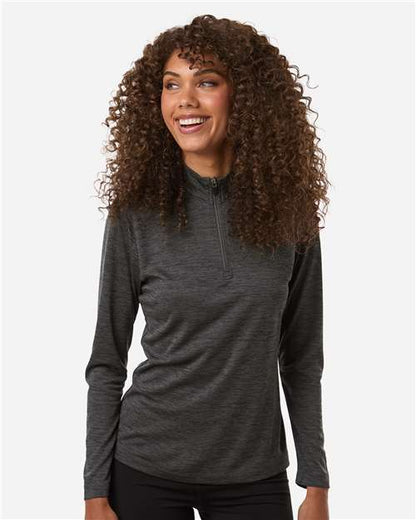 AllPro 4HM70L Women's Pro-Lock Performance Mélange Quarter-Zip Pullover