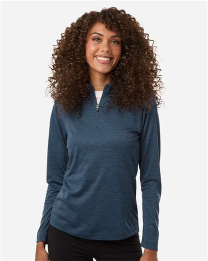 AllPro 4HM70L Women's Pro-Lock Performance Mélange Quarter-Zip Pullover