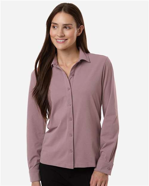 AllPro 41SPLL Women's Pro-Flex Sorona® Button Down Shirt