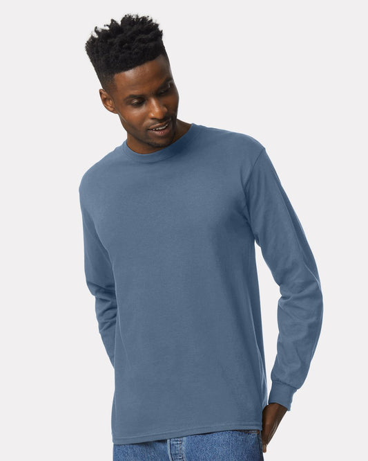 Gildan 2400 Unisex Ultra Cotton® Long Sleeve T-Shirt - Star Hats & Embroidery