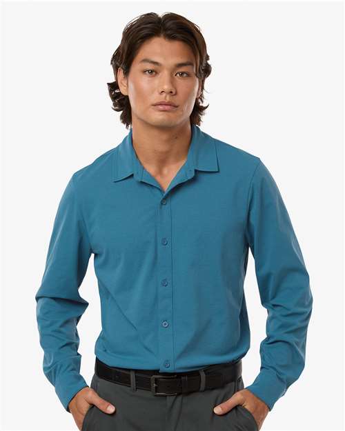 AllPro 41SPLS Men's Pro-Flex Sorona® Button Down Shirt