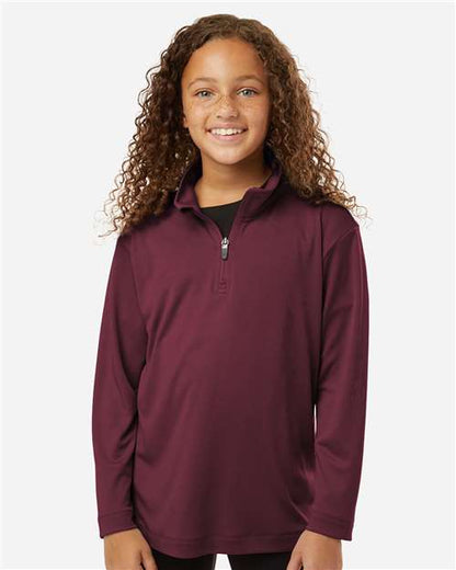 AllPro 41870Y Youth Pro-Lock Performance Quarter-Zip Pullover