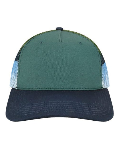 LOCALE 5PTKRS Plain Front Five-Panel Trucker Cap