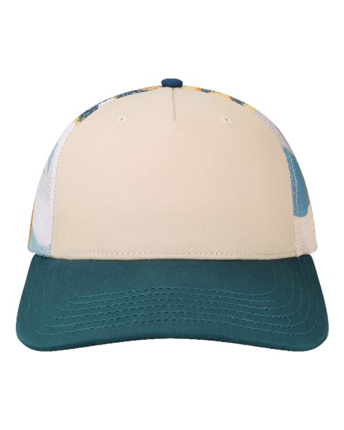 LOCALE 5PTKRS Plain Front Five-Panel Trucker Cap