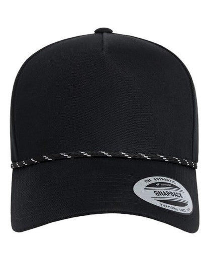 YP Classics 5079BD Retro Cotton Blend Five-Panel Rope Cap
