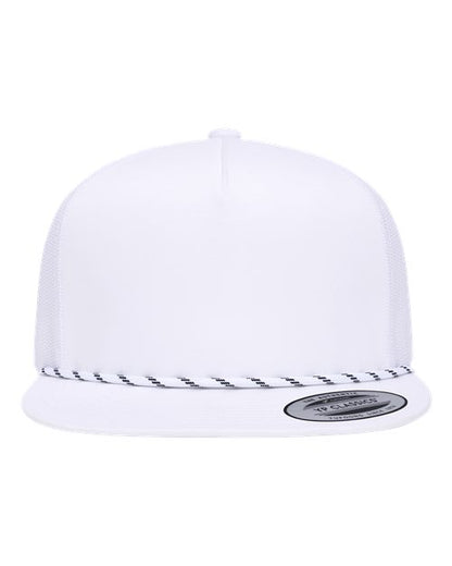 YP Classics 6006BD Classic Five-Panel Trucker Rope Cap