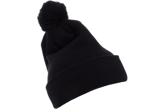 YP Classics 1501P Cuffed Pom Pom Knit Beanie Knit Cap, Yupoong 1501P - Star Hats & Embroidery
