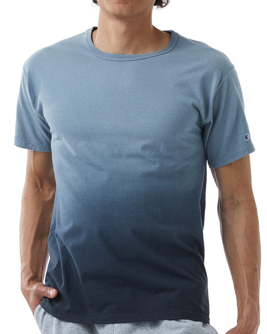 Champion CD100D Unisex Classic Jersey Dip Dye T-Shirt - Star Hats & Embroidery