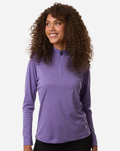 AllPro 4HM70L Women's Pro-Lock Performance Mélange Quarter-Zip Pullover