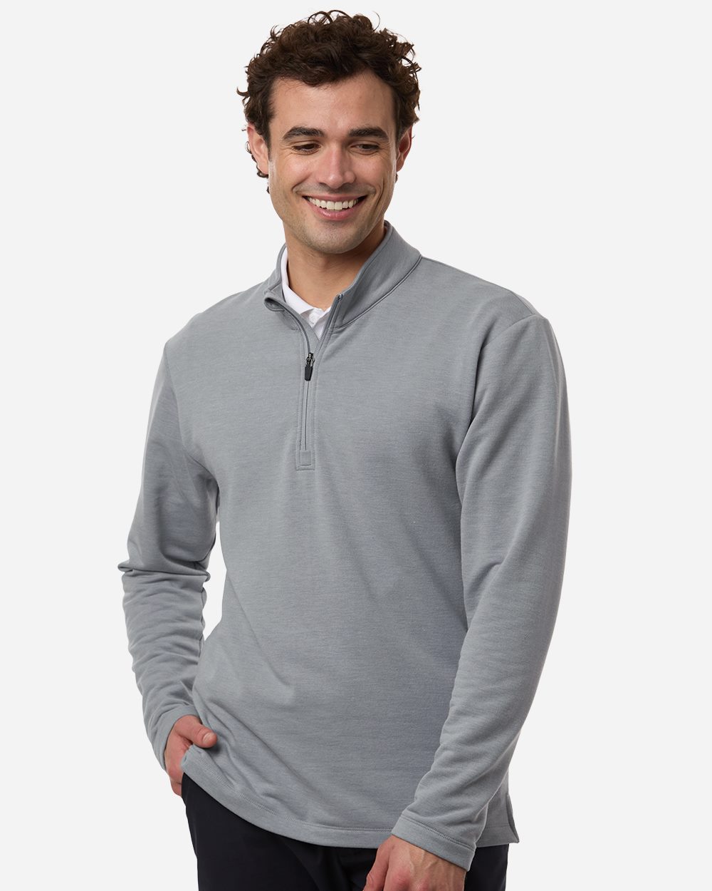 AllPro STF870 Men's Pro-Flex Fleece Quarter-Zip Pullover