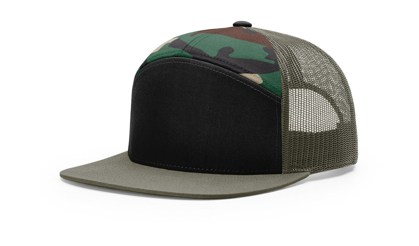 Richardson 168 7-Panel Trucker Hat Snapback