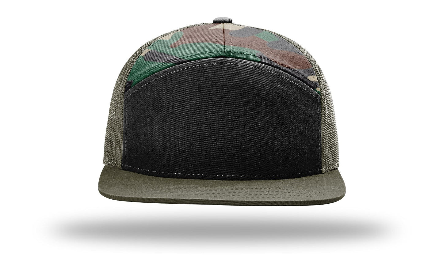 Richardson 168 7-Panel Trucker Hat Snapback