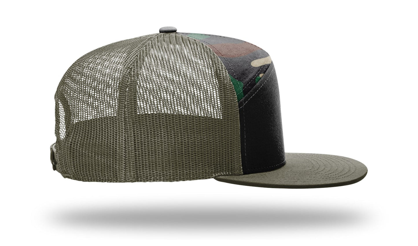 Richardson 168 7-Panel Trucker Hat Snapback