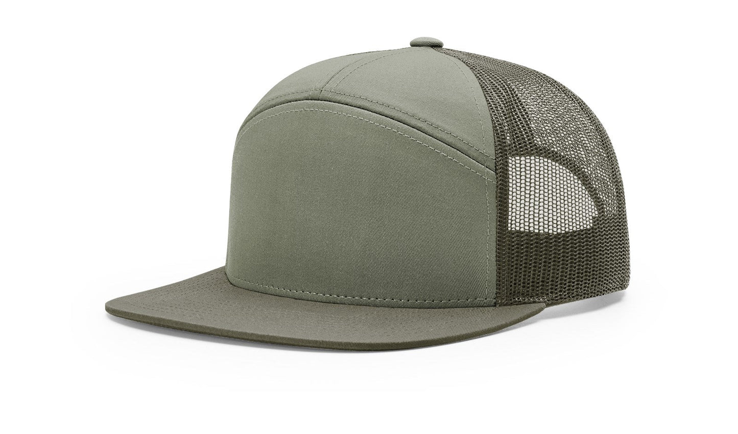 Richardson 168 7-Panel Trucker Hat Snapback
