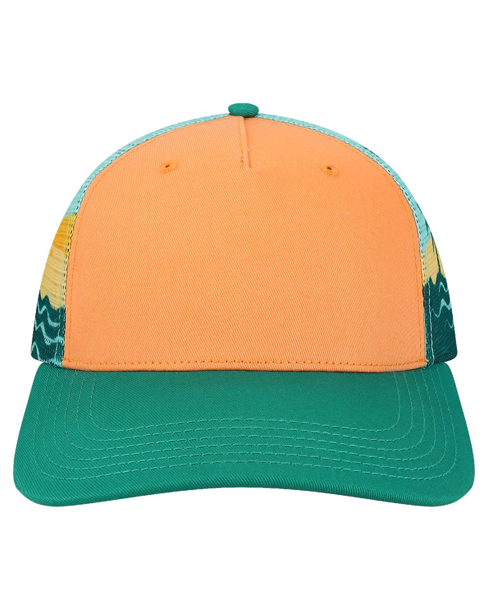LOCALE 5PTKRS Plain Front Five-Panel Trucker Cap