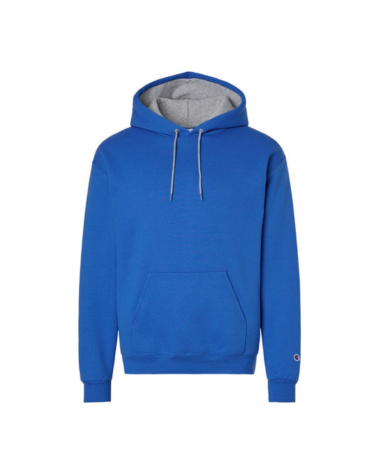 Champion S7CB0 Unisex Powerblend® Contrast Color Hooded Sweatshirt - Star Hats & Embroidery